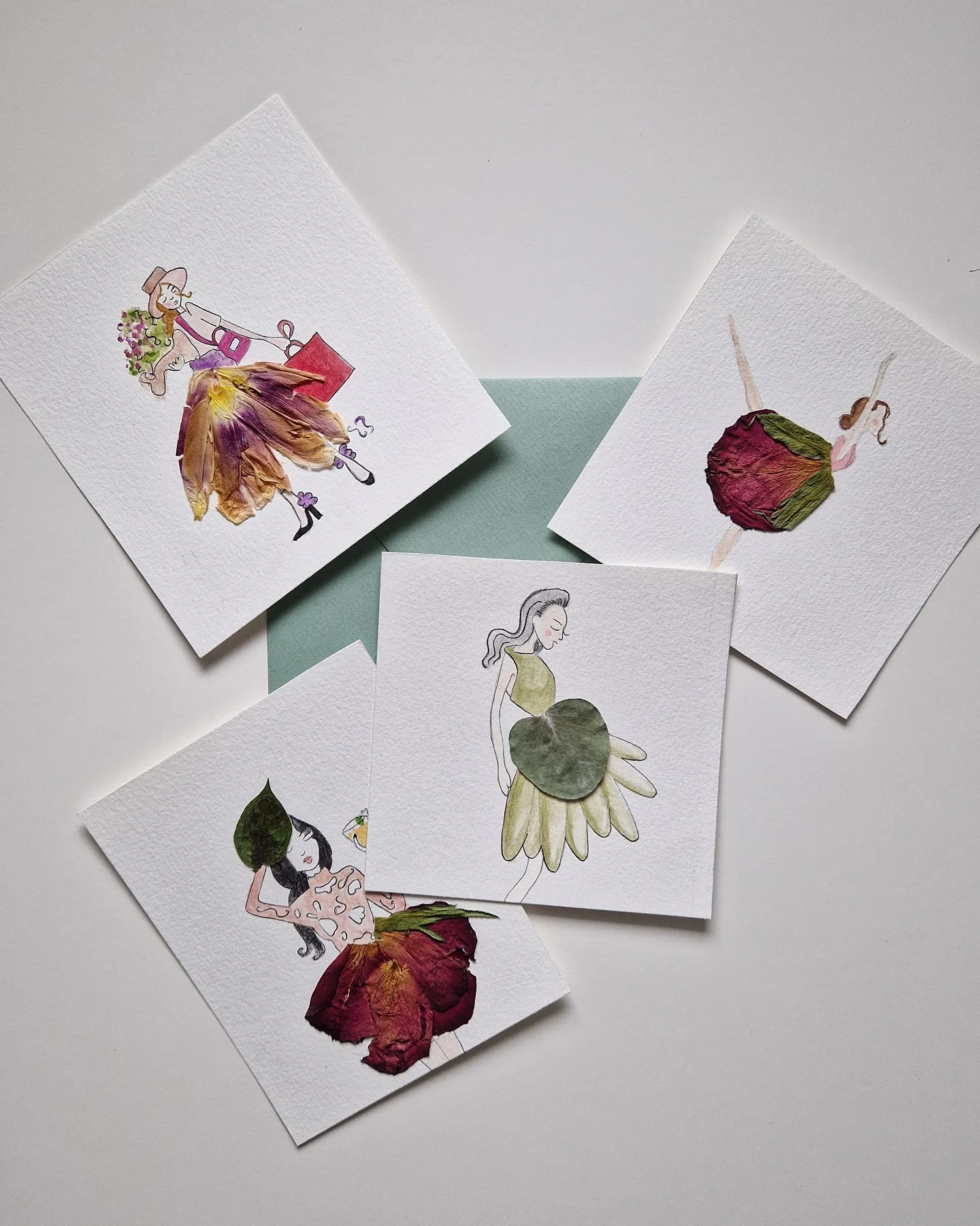 Detailed handmade card design